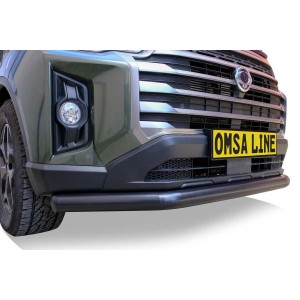 OMSA Ssangyong Musso Texas Ön Alt Koruma Çap:76 Siyah 2018 ve Sonrası