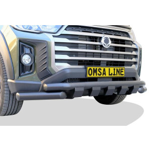 OMSA Ssangyong Musso Shark Ön Koruma Çap:76 Siyah 2019 ve Sonrası