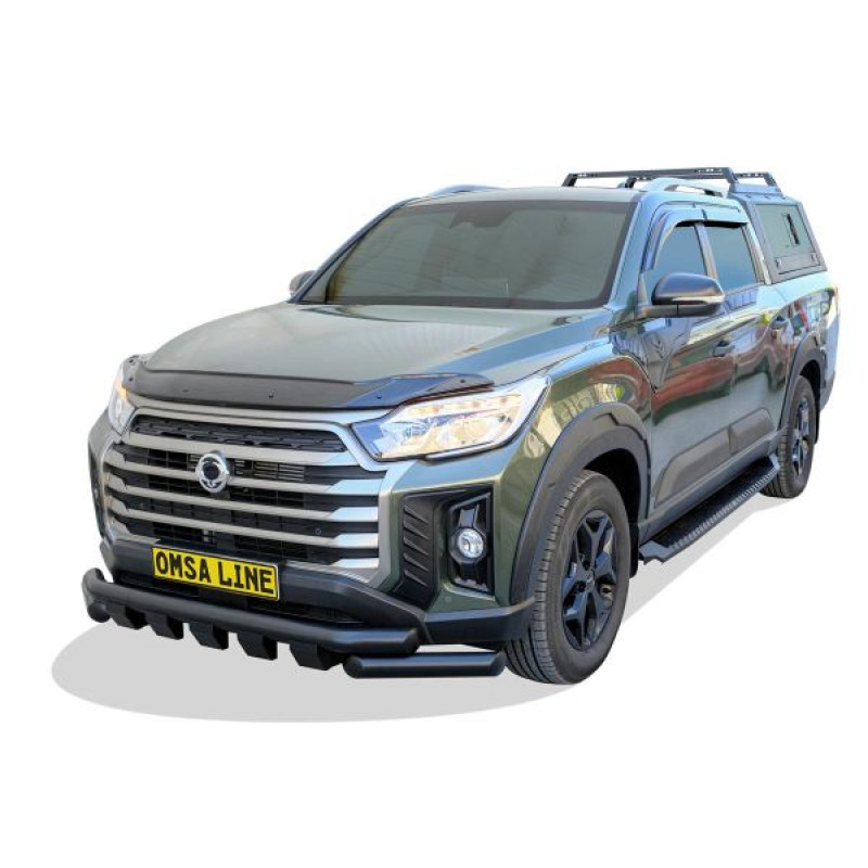 OMSA Ssangyong Musso Shark Ön Koruma Çap:76 Siyah 2019 ve Sonrası