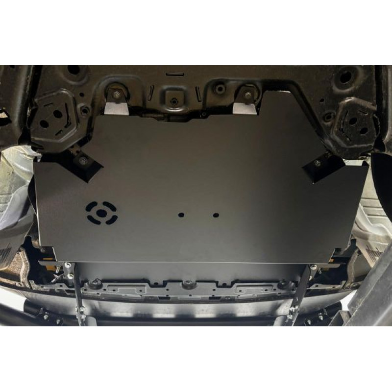 OMSA Ssangyong KGM Musso EV Shark Ön Koruma + Karter Koruma Çap:76 Siyah 2025 ve Sonrası