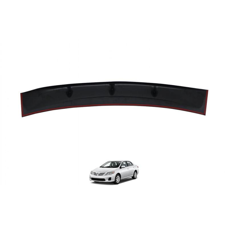 Toyota Corolla Cam Üstü Spoiler Piano Black 2008-2013 Arası
