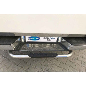 OMSA Toyota Hilux Arka Koruma Çap:70 Krom 2017 ve Sonrası