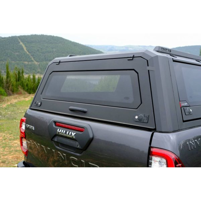 OMSA Toyota Hilux Omcap Camlı Kabin Paslanmaz Çelik 2015 ve Sonrası