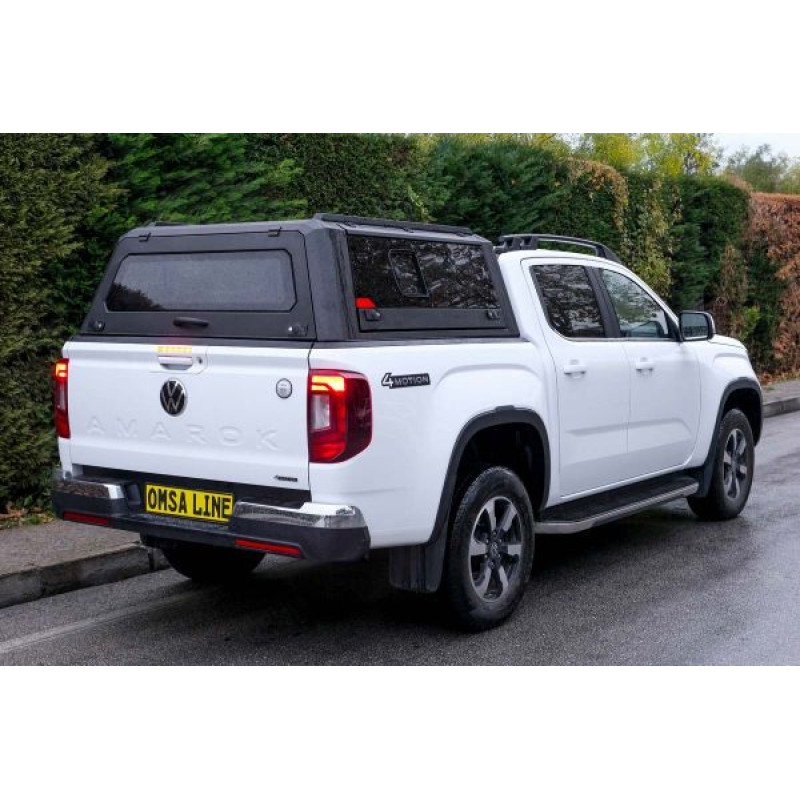 OMSA Toyota Hilux Omcap Camlı Kabin Paslanmaz Çelik Sürgülü Yan Camlar 2015 ve Sonrası