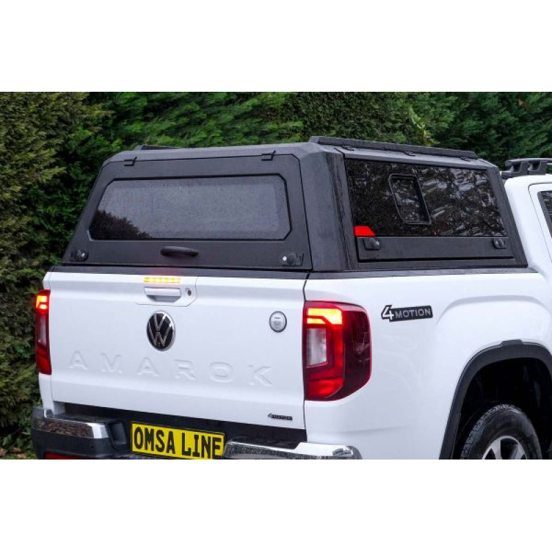 OMSA Toyota Hilux Omcap Camlı Kabin Paslanmaz Çelik Sürgülü Yan Camlar 2015 ve Sonrası
