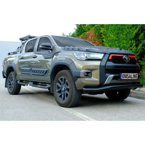OMSA Toyota Hilux Texas Ön Alt Koruma Çap:76 Siyah 2020 ve Sonrası