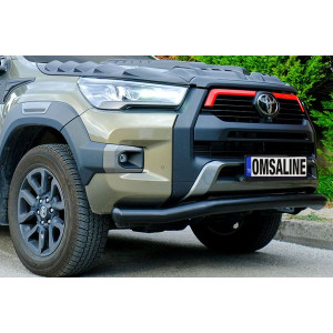 OMSA Toyota Hilux Texas Ön Alt Koruma Çap:76 Siyah 2020 ve Sonrası