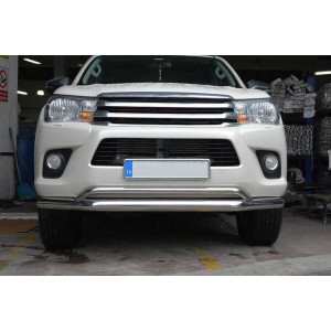 OMSA Toyota Hilux Vegas Ön Alt Koruma Çap:76-42 Krom 2015-2020 Arası