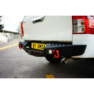 OMSA Toyota Hilux Dakar Çelik Arka Tampon Ledli Sensörlü 2015 ve Sonrası