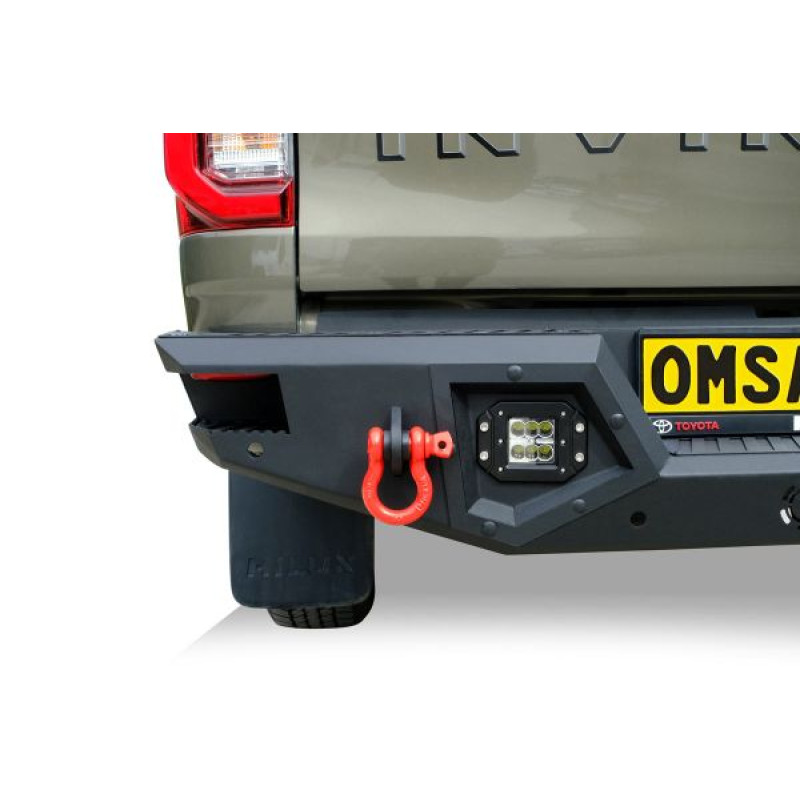 OMSA Toyota Hilux Dakar V2 Çelik Arka Tampon Ledli Sensörlü-Sensörsüz 2015 ve Sonrası