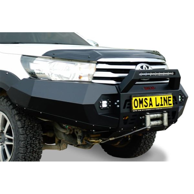 OMSA Toyota Hilux Dakar Çelik Ön Tampon Sensörlü-Sensörsüz 2015-2020 Arası