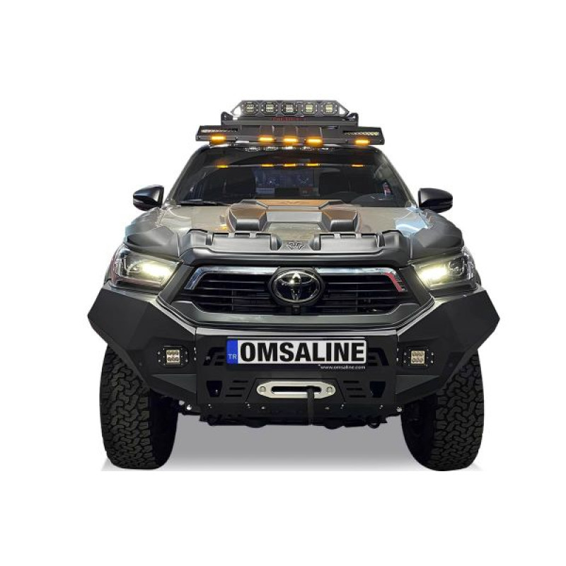 OMSA Toyota Hilux Dakar Çelik Ön Tampon Sensörlü-Sensörsüz 2020 ve Sonrası