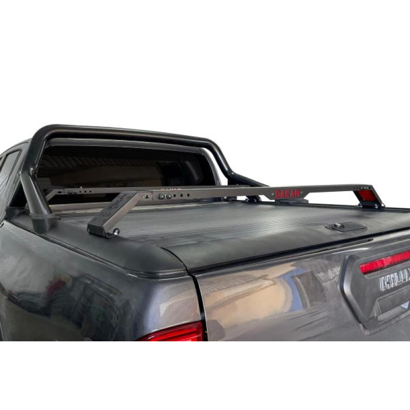 OMSA Toyota Hilux Dakar Kasa Üstü Ara Atkı Orijinal Rollbar için 2 Parça Siyah 130-177cm 2015 ve Sonrası