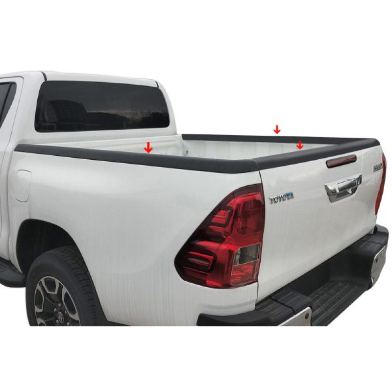 Toyota Hilux Kasa Kenar Koruma Set Abs 3 Parça 2015-2020 Arası