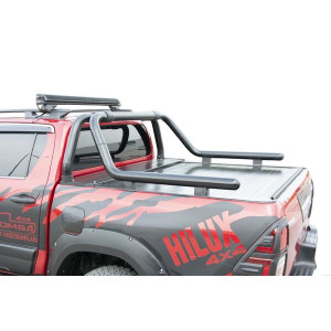 OMSA Toyota Hilux Kobra Roll Bar Çap:60 Siyah 2015 ve Sonrası