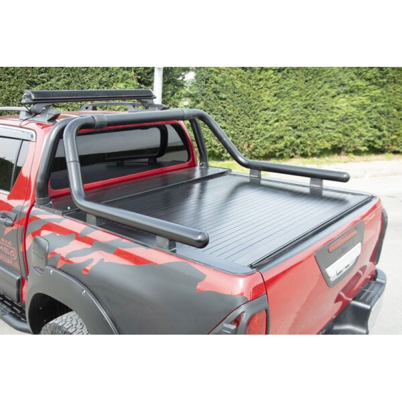 OMSA Toyota Hilux Kobra Roll Bar Çap:76 Siyah 2015 ve Sonrası