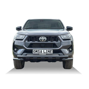 OMSA Toyota Hilux Shark Ön Koruma Çap:76 Siyah 2015 ve Sonrası