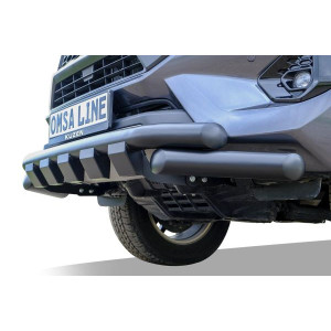 OMSA Toyota Hilux Shark Ön Koruma Çap:76 Siyah 2015 ve Sonrası