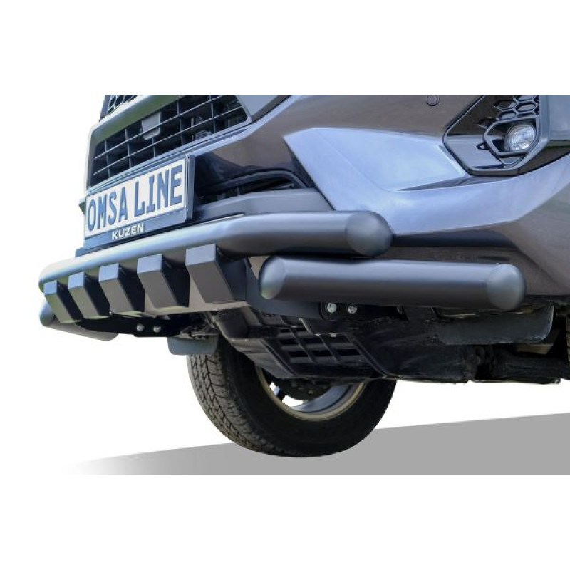 OMSA Toyota Hilux Shark Ön Koruma Çap:76 Siyah 2015 ve Sonrası