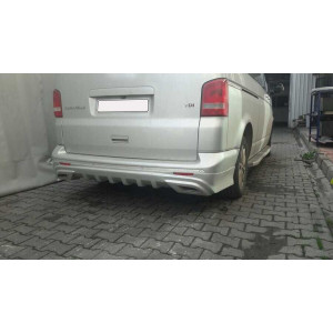 VW T5 Transporter/Caravelle/Multivan Arka Tampon Geçme Çift Egzoz 2010-2014 Arası