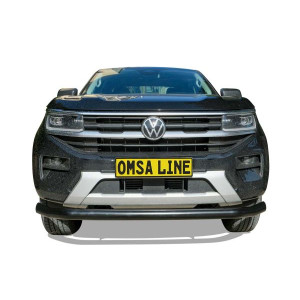 OMSA VW Amarok Texas Ön Alt Koruma Çap:76 Siyah 2022 ve Sonrası