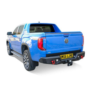 OMSA VW Amarok Dakar V2 Çelik Arka Tampon Ledli Kör Nokta Sistemi Özel Tasarım 2022 ve Sonrası