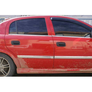 OMSA Opel Astra G HB Krom Cam Alt Çıtası 4 Parça 1998-2009 Arası