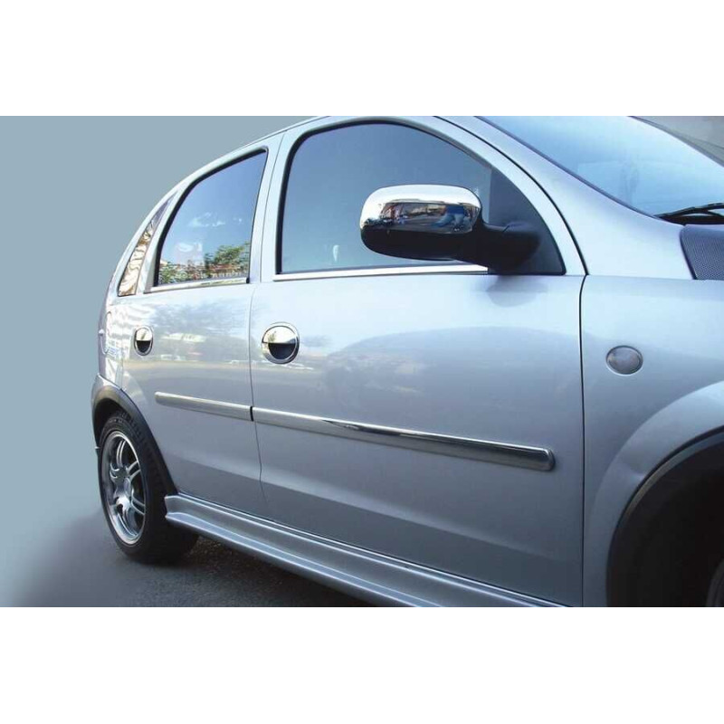 OMSA Opel Corsa C Krom HB Cam Alt Çıtası 4 Parça 2000-2006 Arası