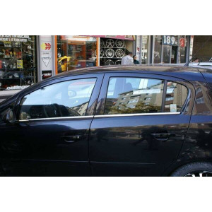 OMSA Opel Corsa D HB Krom Cam Alt Çıtası 4 Parça 2006-2015 Arası