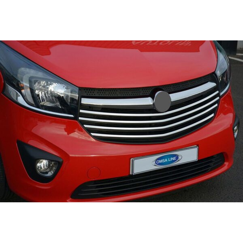 OMSA Opel Vivaro Krom Ön Panjur 4 Parça 2014-2018 Arası
