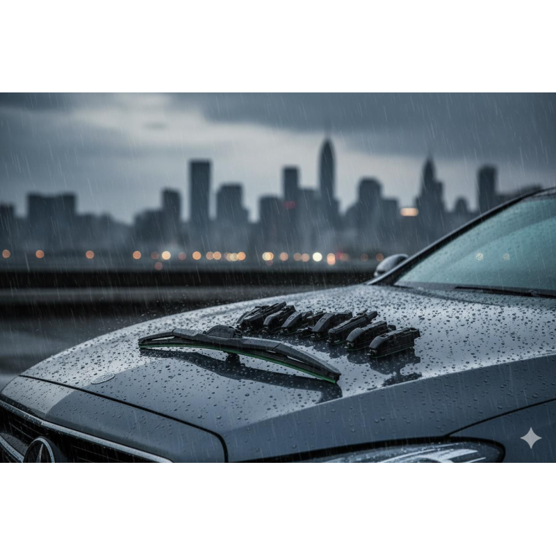 Space Premium 10 aparatlı hibrit silecek kilitli model 55 cm uyumlu