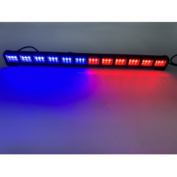 17 fonksiyonlu çakar lamba 57,8cm kırmızı-mavi 12-30v / LAPA199-2
