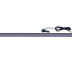 kırmızı-kırmızı 17 fonksiyonlu iç-dış kullanımlı çakar lamba 104cm 12-30v / LAPA203