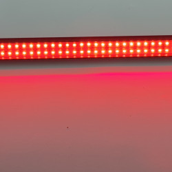 kırmızı-kırmızı 17 fonksiyonlu iç-dış kullanımlı çakar lamba 104cm 12-30v / LAPA203