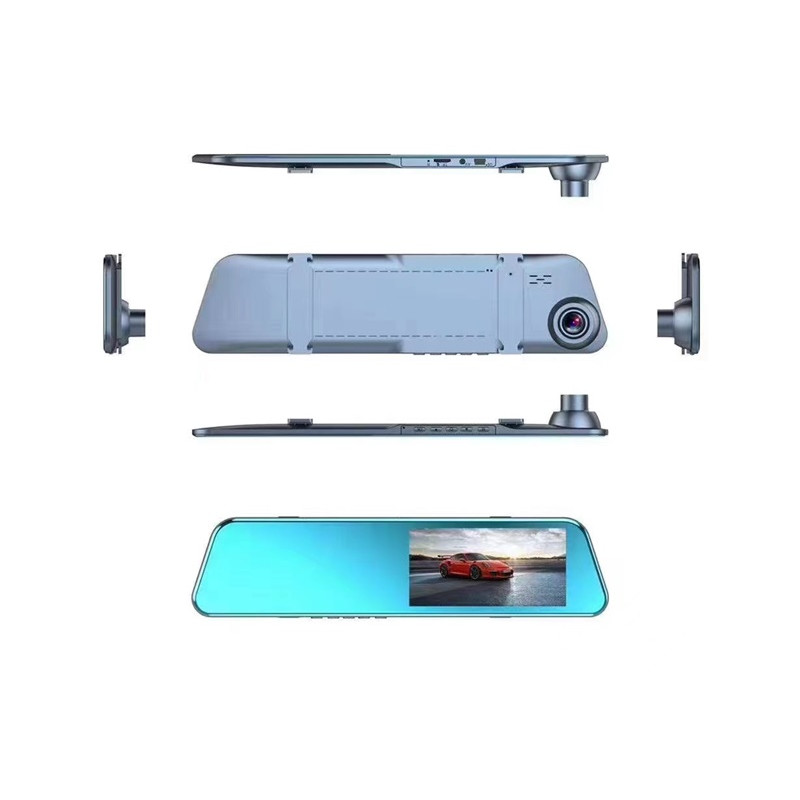 Space 4.7 inç aynalı ön-arka kameralı dvr 9 metre kablolu araç kamerası