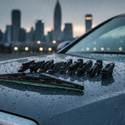 Space Premium 9 aparatlı hibrit arka silecek kilitli model 33 cm uyumlu