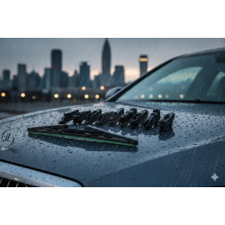 Space Premium 9 aparatlı hibrit arka silecek kilitli model 33 cm uyumlu