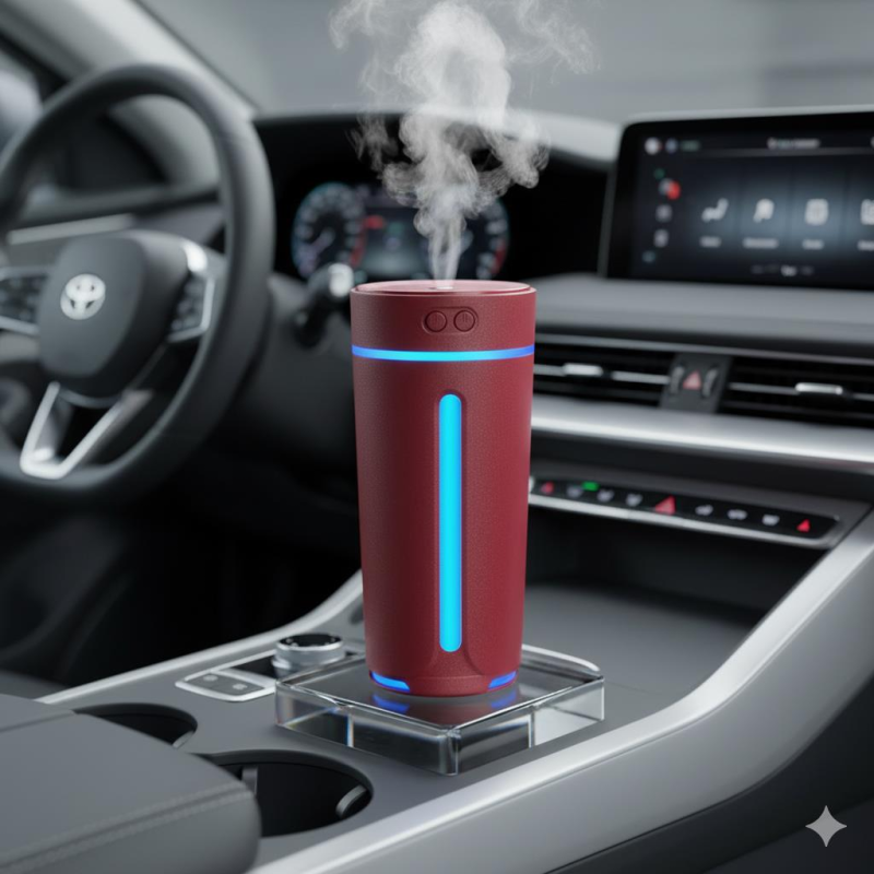 Space Buharlı hava temizleyici bordo Araç içi-Ev-Ofis