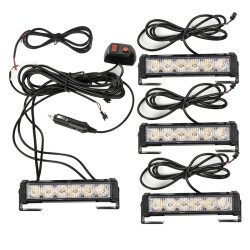 Çakar Lamba Powerledli 4'lü sarı sarı-beyaz beyaz 12-24V / LAPA196