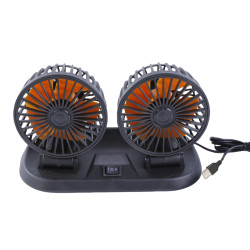 Çift başlıklı fan araç ve tır için 5v usb girişli  / HAFA31