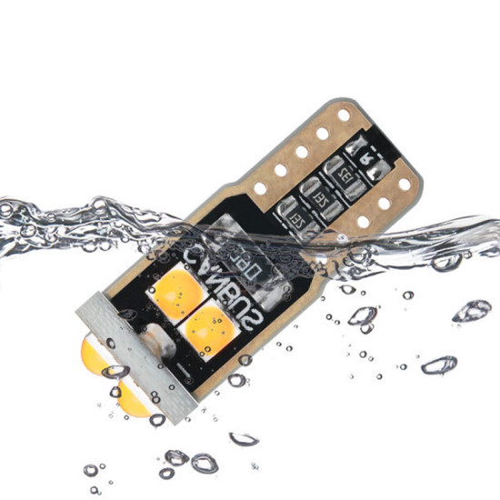 Dekoratif led ampul T10-6SMD 3030 CANBUS 12V çift turuncu / LAAM866 Dekoratif led ampul T10-6SMD 3030 CANBUS 12V çift turuncu / LAAM866