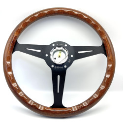 Premium Direksiyon ahşap-siyah Klasik ve sportif estetik görünüm