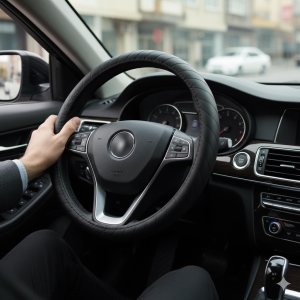 Space Kaymaz Ergonomik 38 cm Direksiyon kılıfı siyah