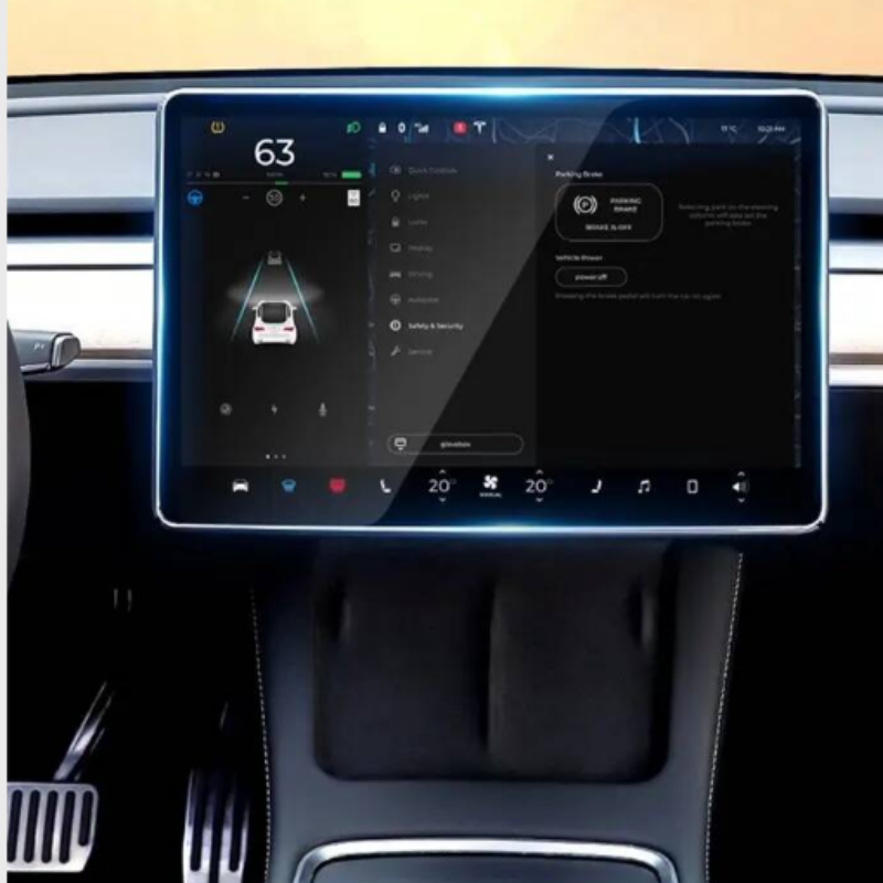 Space Tesla Ekran koruyucu film 15inch 2017-24  TESLA Y model - HD Tempered / CAFI216