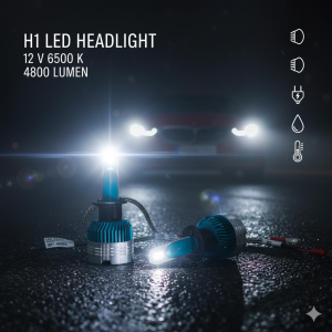 Space H1 Led Far Ampulü 4800LM parlak beyaz güçlü ışık