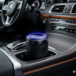 Space Premium siyah Işıklı küllük Şık Görünüm