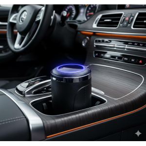 Space Premium siyah Işıklı küllük Şık Görünüm