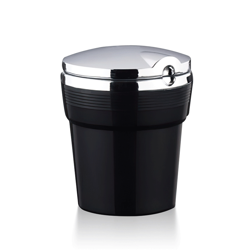 Space Işıklı küllük siyah renkli  şık tasarım