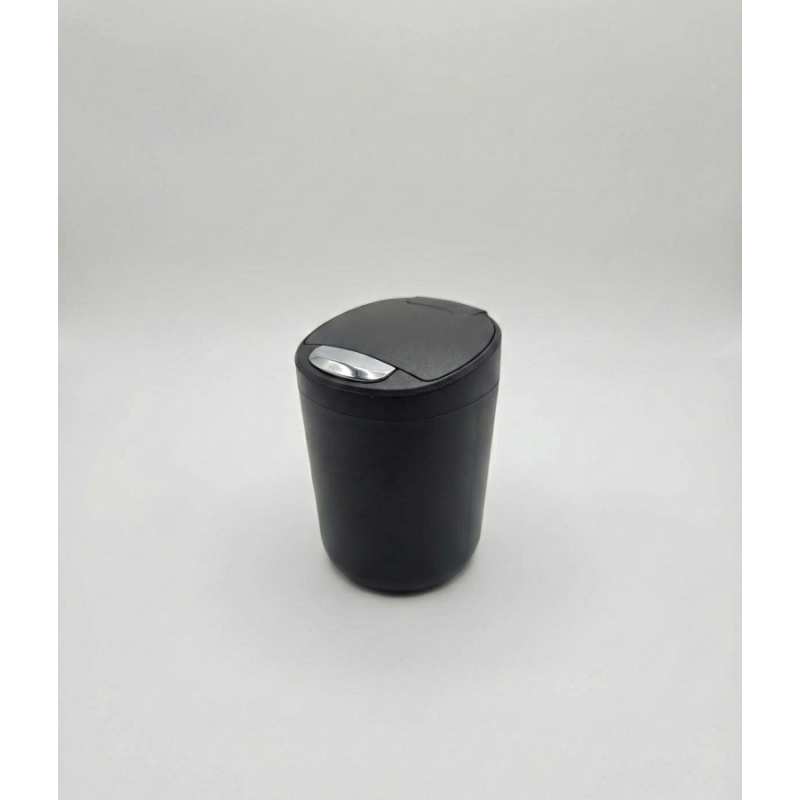 Işıklı küllük -tuşla açmalı siyah / ICKU61