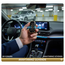 Jetta Metalize anahtar kabı Jetta uyumlu anahtar kılıfı e.m